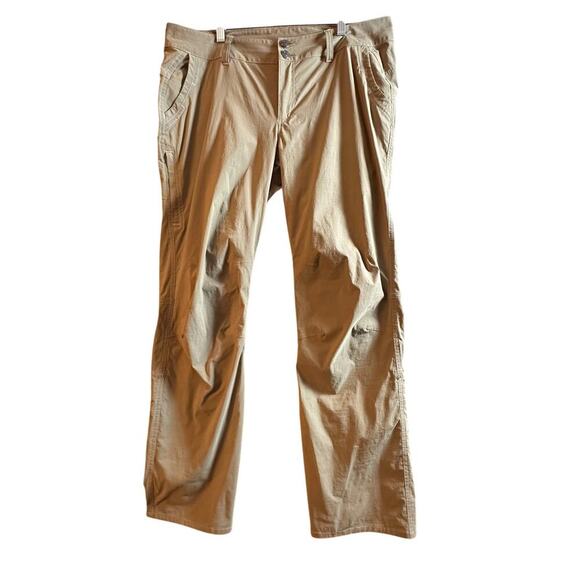 Marmot‎ Pants Women’s Sz 12 XL Tan Rollup Convertible Lightweight Outdoor Hiking - Picture 2 of 16